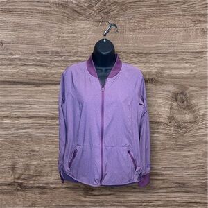 The North Face Women's Purple Zip Lightweight Jacket